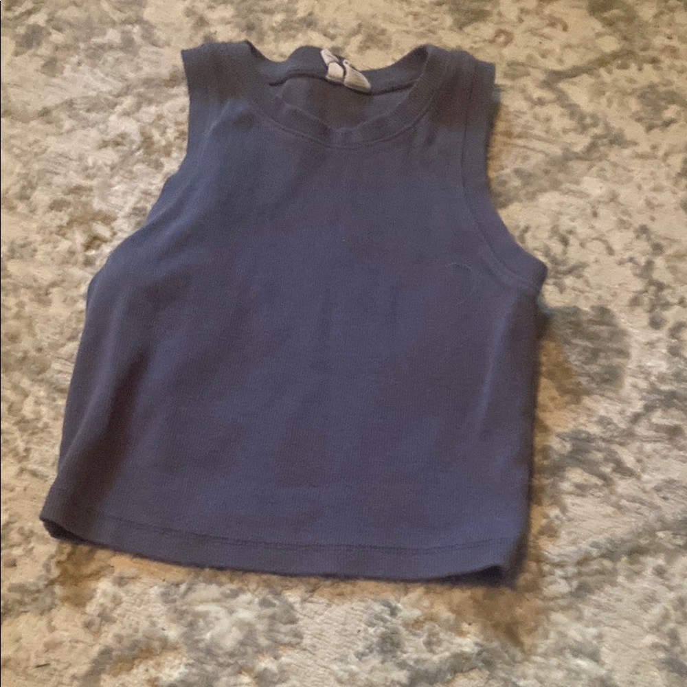 American Eagle Outfitters Blue Tank Top